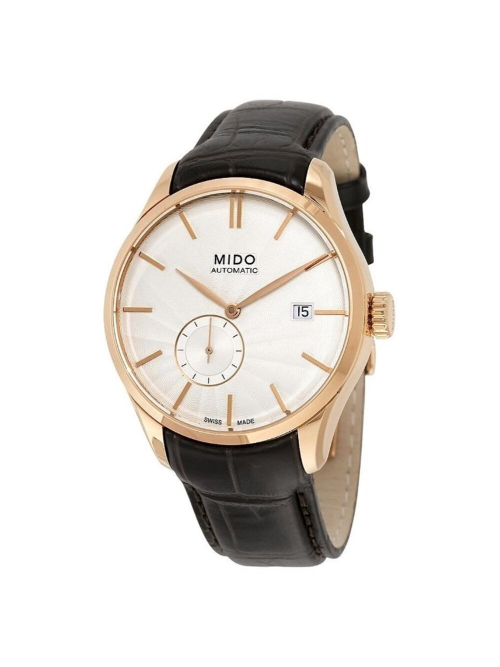 NWT Mido Belluna Automatic Silver Dial Watch M024.428.36.031.00